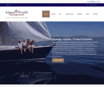 Adamswealthmanagement.net(Adams Wealth Management) Screenshot