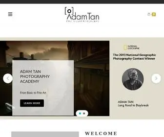 Adamtanphotography.com(The mission of Adam Tan Academy) Screenshot