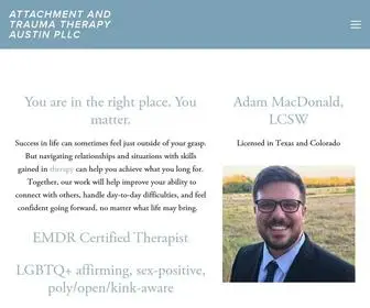 Adamtherapy.com(EMDR-Certified Trauma Therapist. Therapy) Screenshot