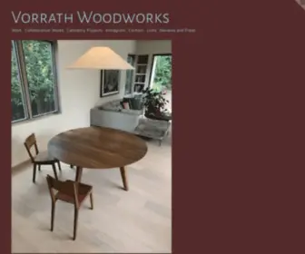 Adamvorrathwoodworking.com(Vorrath Woodworks) Screenshot