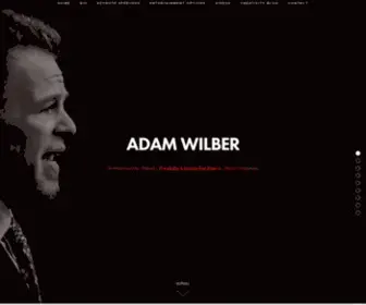 Adamwilber.com(Corporate Magician & Mentalist Adam Wilber) Screenshot