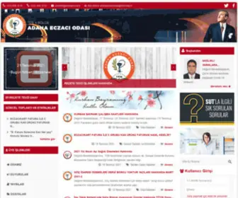 Adanaeo.org.tr(Adana Eczac) Screenshot