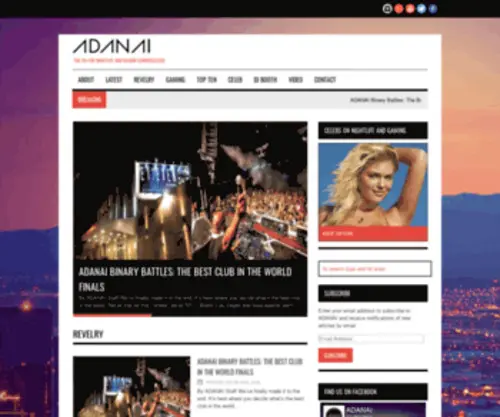Adanai.com(‹) Screenshot