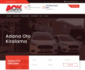 Adanaotokiralama.com.tr(Adana Oto Kiralama) Screenshot