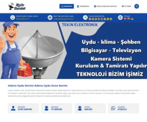 Adanauyduariza.com(Tekin Elektronik) Screenshot