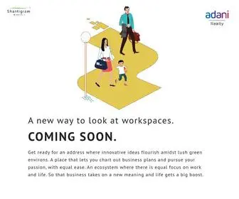 Adanirealtycommercialspaces.com(Adani Realty Commercial Spaces) Screenshot