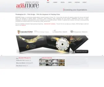 Adanmore.com(AD & MORE Design Studio) Screenshot