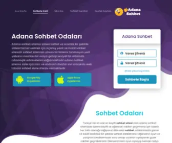 Adansohbetx.com(Adana Mobil Chat Siteleri) Screenshot