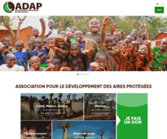 Adap.ch(Association pour le développement des aires protégées) Screenshot