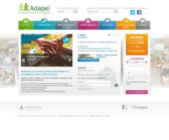 Adapei35.com(Adapei 35) Screenshot