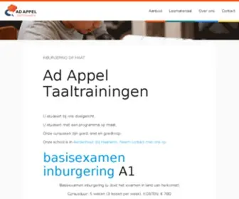 Adappel.nl(Ad Appel Taaltrainingen) Screenshot