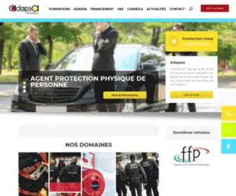 Adapsa.com(Accueil) Screenshot