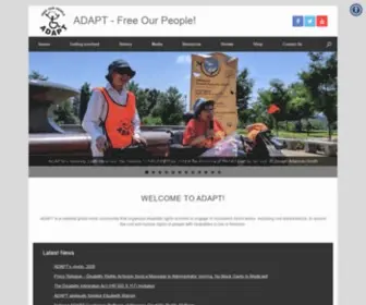 Adapt.org(Free Our People) Screenshot