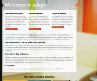 Adaptainc.com(Web Design & Digital Marketing Agency) Screenshot