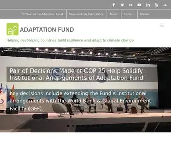 Adaptation-Fund.org(Adaptation Fund) Screenshot