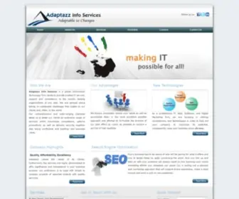 Adaptazz.com(Web Design) Screenshot