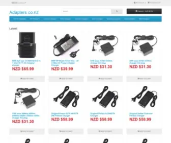 Adapters.co.nz(Online offer laptop ac adapters) Screenshot