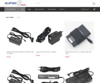 Adapterswinkel.nl(Levert oplader en andere laptop onderdelen) Screenshot