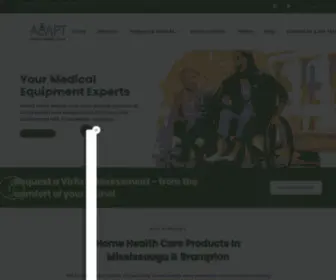 Adapthomehealthcare.com(Ontario's #1 Supply Store) Screenshot