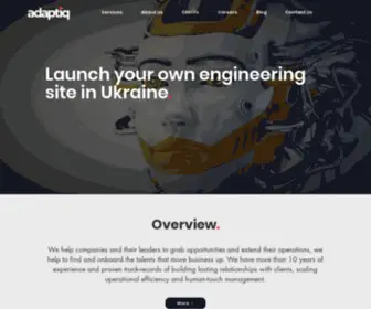 Adaptiq.co(Offshore Development) Screenshot