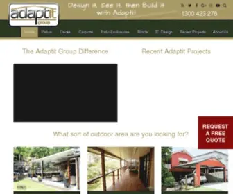 Adaptitgroup.com.au(We Design & Build Patios) Screenshot