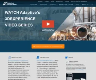 Adaptivecorp.com(The Digital To Physical Product Lifecycle Management Company) Screenshot