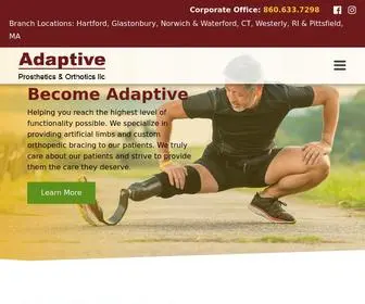 Adaptivect.com(Adaptive Prosthetics and Orthotics) Screenshot