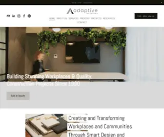 Adaptiveinteriors.com.au(Office Fitout) Screenshot