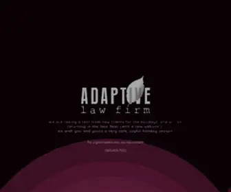 Adaptivelaw.com(Adaptive Law PS) Screenshot