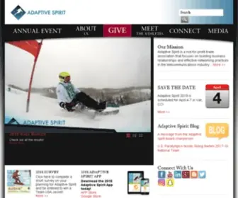 Adaptivespirit.com(Adaptive Spirit) Screenshot