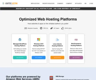 Adaptivewebhosting.com(Managed WordPress) Screenshot