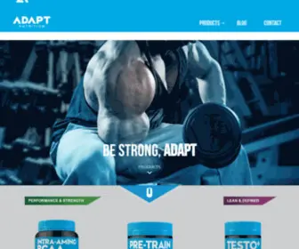 Adaptnutrition.co.uk(Adapt Nutrition) Screenshot