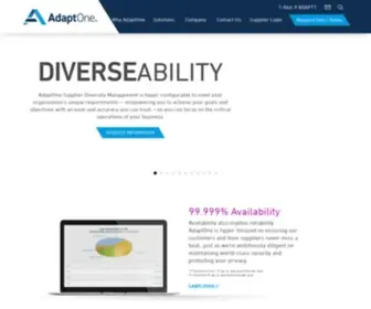 Adaptone.com(Supplier Diversity & Supplier Management Software Solutions) Screenshot