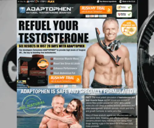 Adaptophen.com(Natural Testosterone Booster) Screenshot