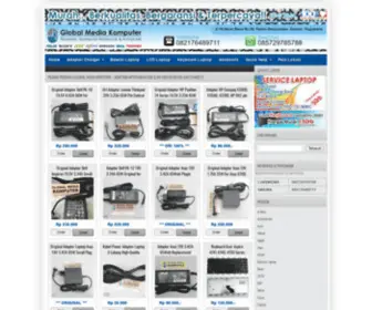 Adaptorlaptopjogja.com(Global Media Komputer) Screenshot