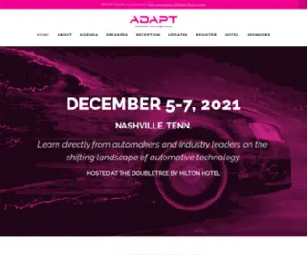 Adaptsummit.com(Automotive Technology Summit) Screenshot