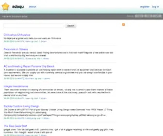 Adaqu.com(Forsale Lander) Screenshot