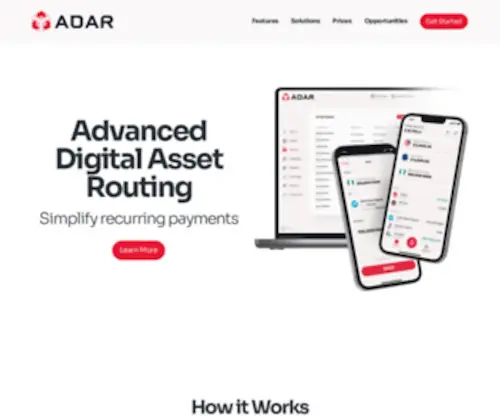 Adar.com(Advanced Digital Asset Routing) Screenshot