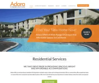Adaraliving.com(Find Your New Apartment) Screenshot