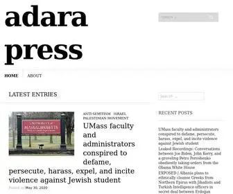 Adarapress.com(Adara Press) Screenshot