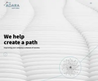 Adaravp.com(Adara Venture Partners) Screenshot