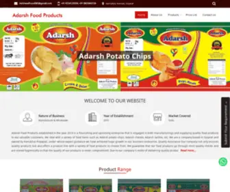 Adarshfood.co.in(Adarsh Food Products) Screenshot