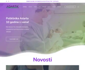 Adarta.hr(Početna) Screenshot