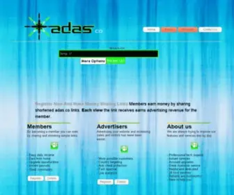 Adas.co(Shrink A Link With) Screenshot