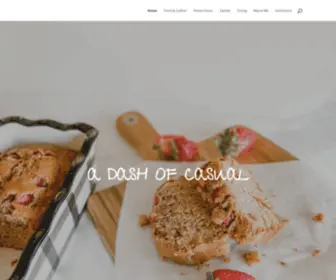 Adashofcasual.com(A Dash of Casual) Screenshot