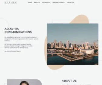 Adastracomms.com(Ad Astra) Screenshot