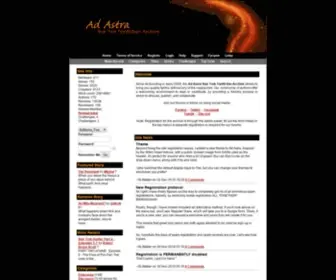 Adastrafanfic.com(Ad Astra) Screenshot