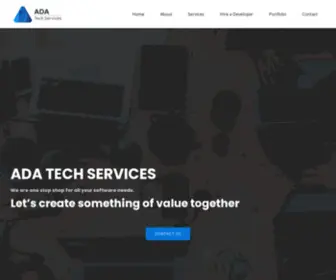 Adatechservices.com(Ada Tech Services) Screenshot