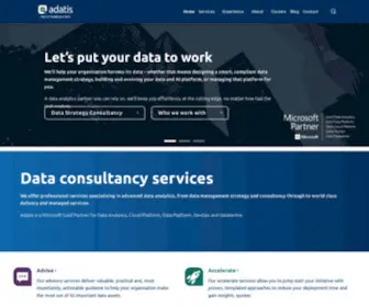 Adatis.co.uk(Data Analytics Consultancy UK) Screenshot