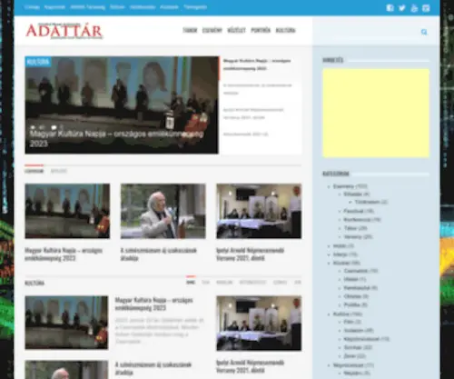 Adattar.eu(Audiovizuális) Screenshot